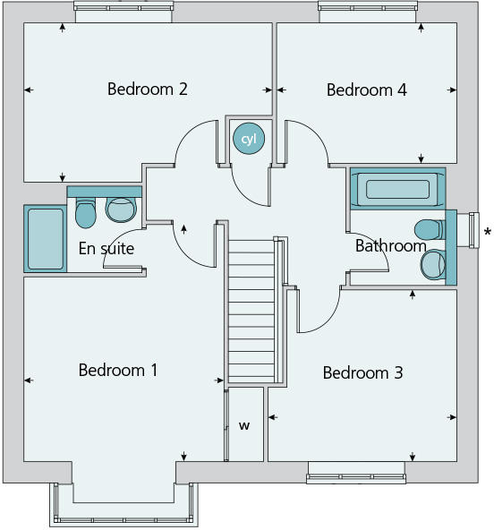 First floor plan