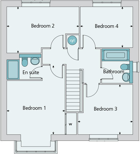 First floor plan