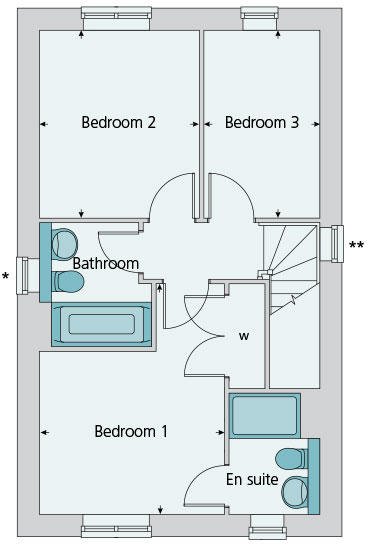 First floor plan