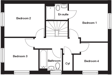 Tayor-Wimpey---Kentdale---FF-Floor-plan