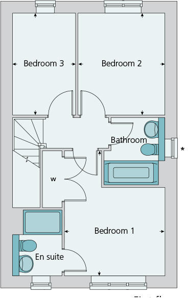 First floor plan