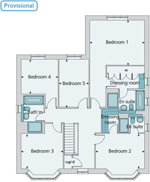 First floor plan