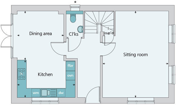 First floor plan