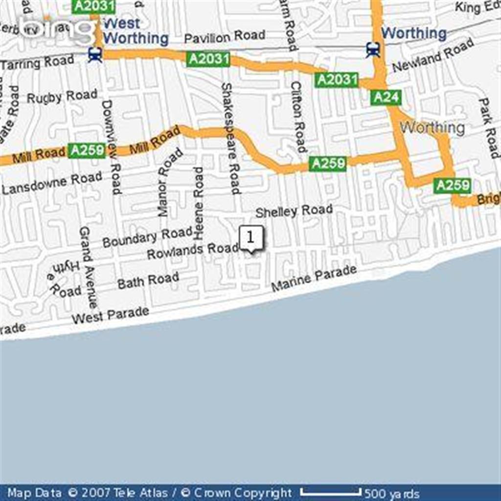 2 bedroom flat to rent in Rowlands Road, WORTHING, BN11