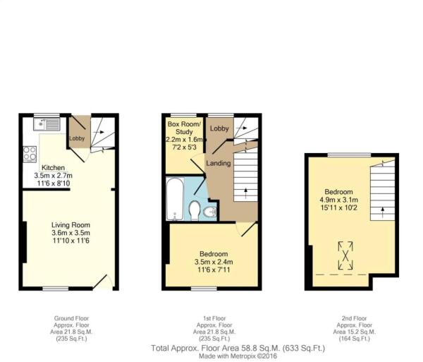 2 bedroom terraced house for sale in Stewart Road, Sheffield, S11
