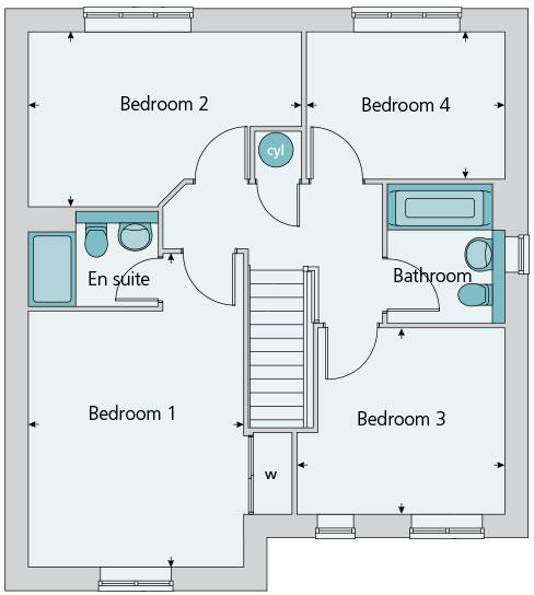 First floor plan