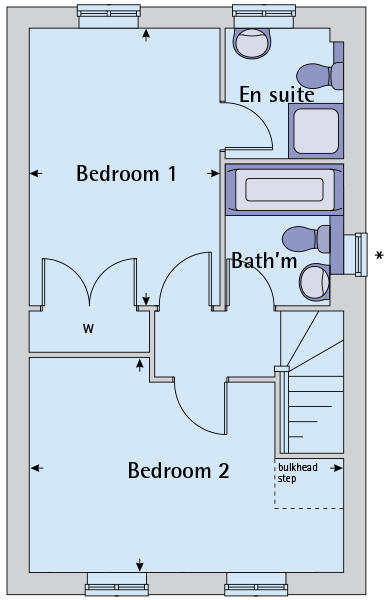 Second floor plan