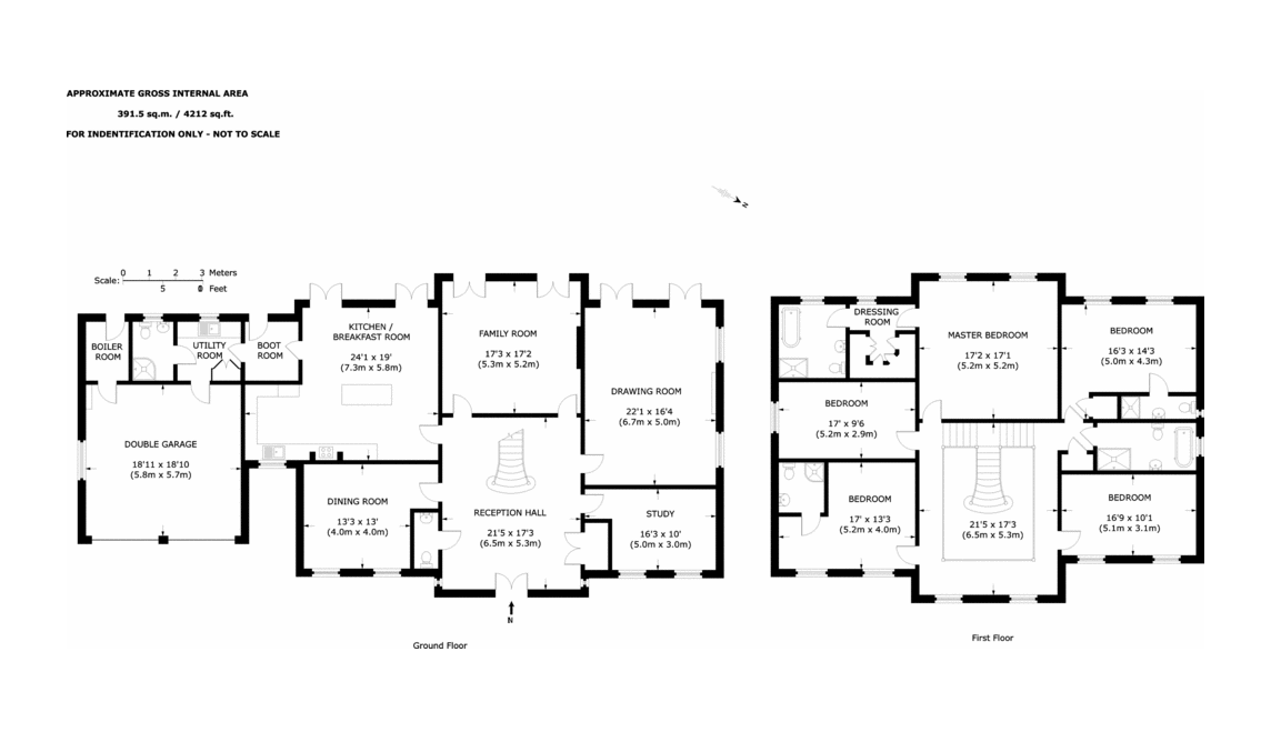 5 bedroom detached house for sale in Crooksbury Road, Farnham, Surrey, GU10