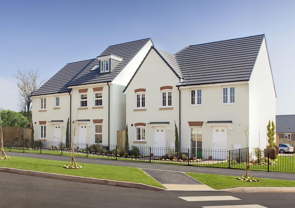 3 bedroom semidetached house for sale in Tiverton Road, Cullompton