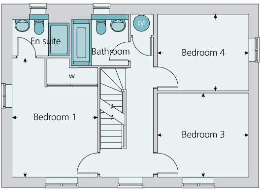 First floor plan