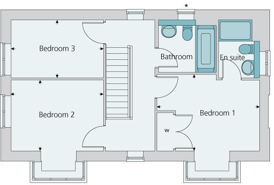 First floor plan