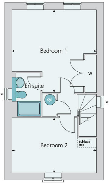 Second floor plan