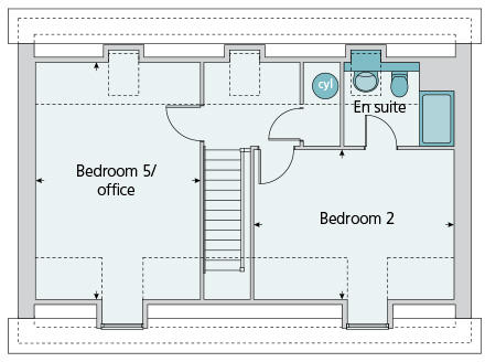 Second floor plan