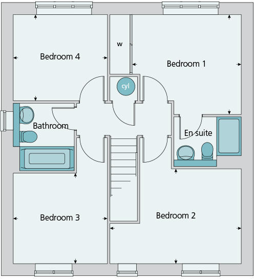 First floor plan