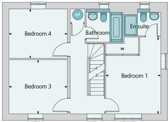 First floor plan