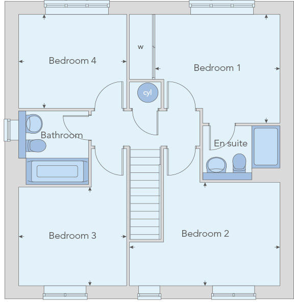 First floor plan