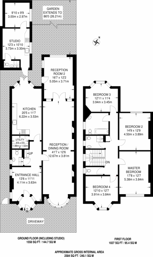 Floorplan area for info only, not for £sq/ft val