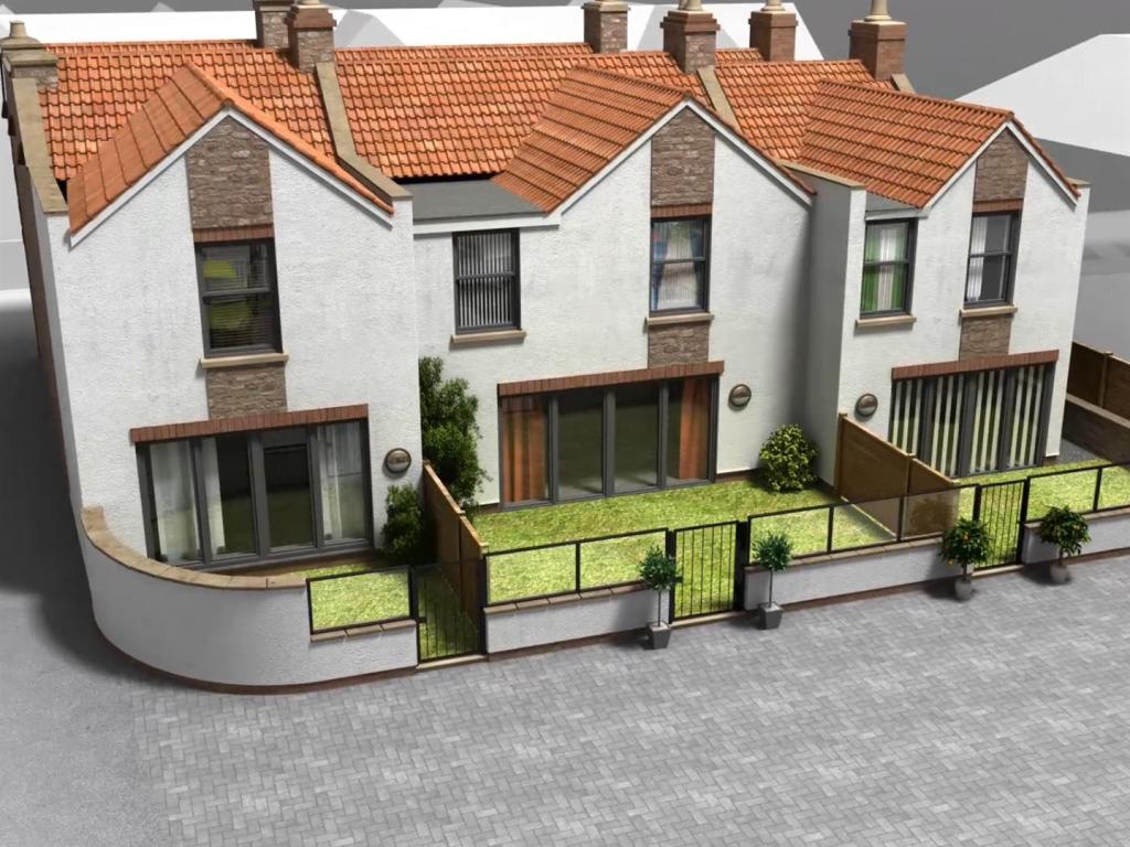 triple glazed,Front Elevation