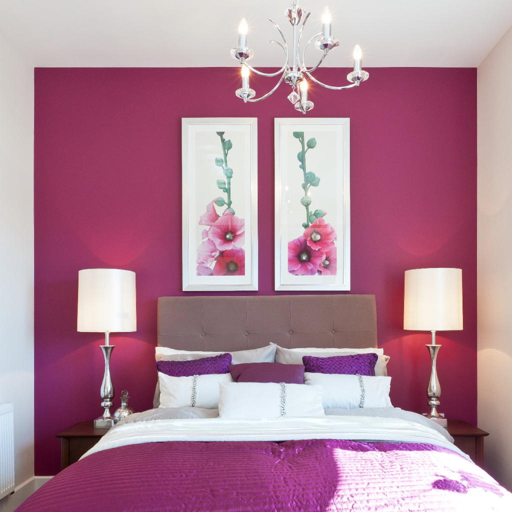 Purple Red Bedroom Best House Design