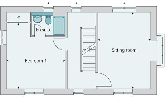 First floor plan