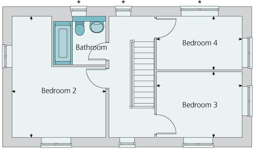 Second floor plan