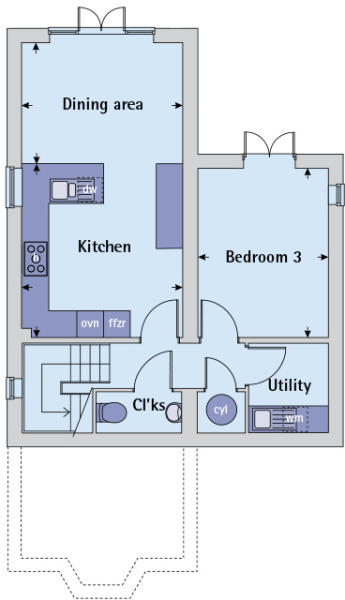 Lower ground floor plan