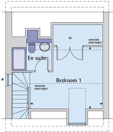 Second floor plan