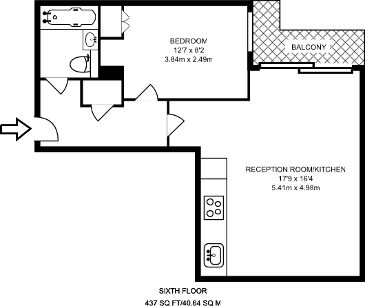 Floorplan area for info only, not for £sq/ft val