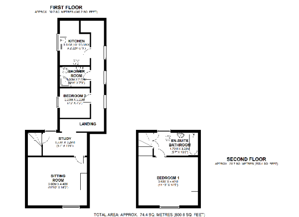 1st & 2nd floor plan