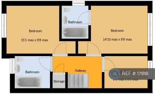 Upstairs Floorplan