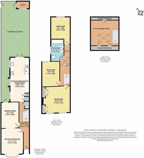 3 bedroom terraced house for sale in Summer Road, Thames Ditton, KT7, KT7
