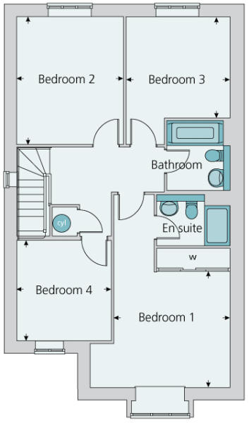 First floor plan