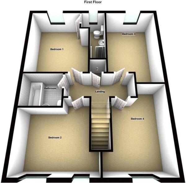 4 bedroom detached house for sale in Tregorrick View, St Austell, PL25