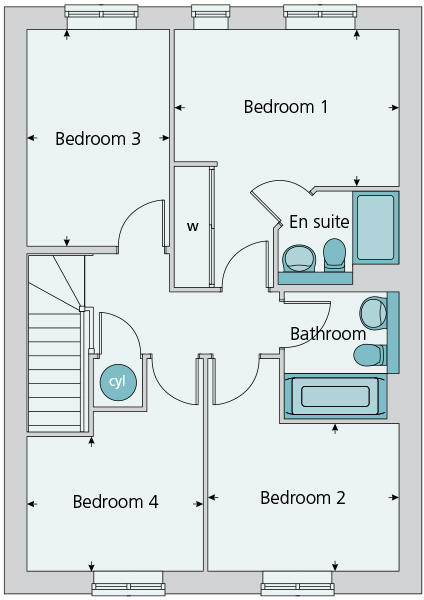 First floor plan