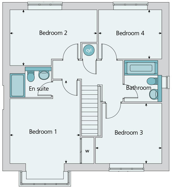 First floor plan