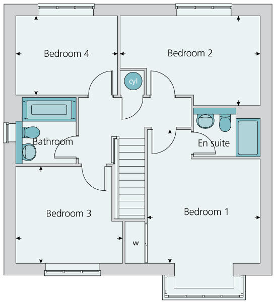 First floor plan
