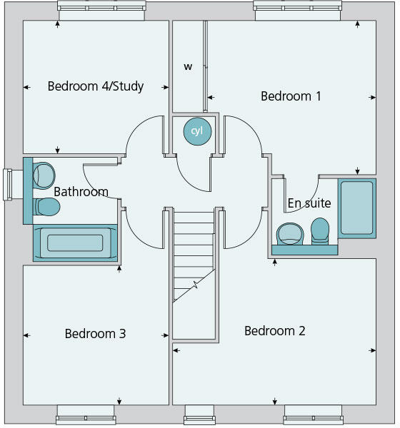 First floor plan