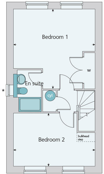 Second floor plan