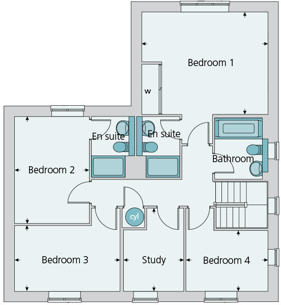 First floor plan