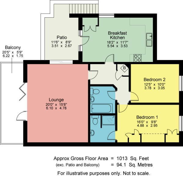 2 bedroom apartment for sale in 2 Windward Way, Windermere Marina
