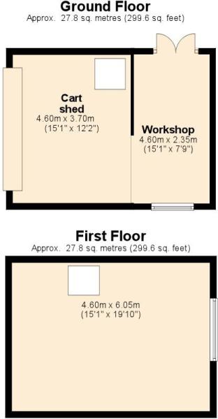 GROUND AND FIRST OUTBUILDING FLOOR PLANS