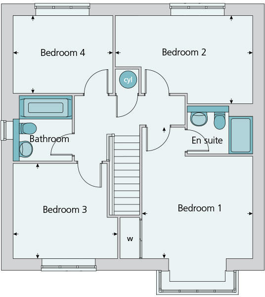 First floor plan