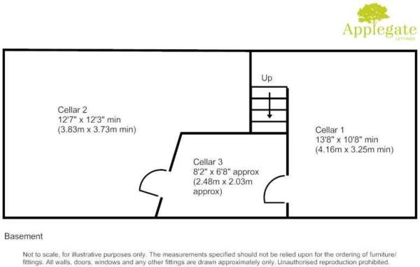 Cellar floor plan