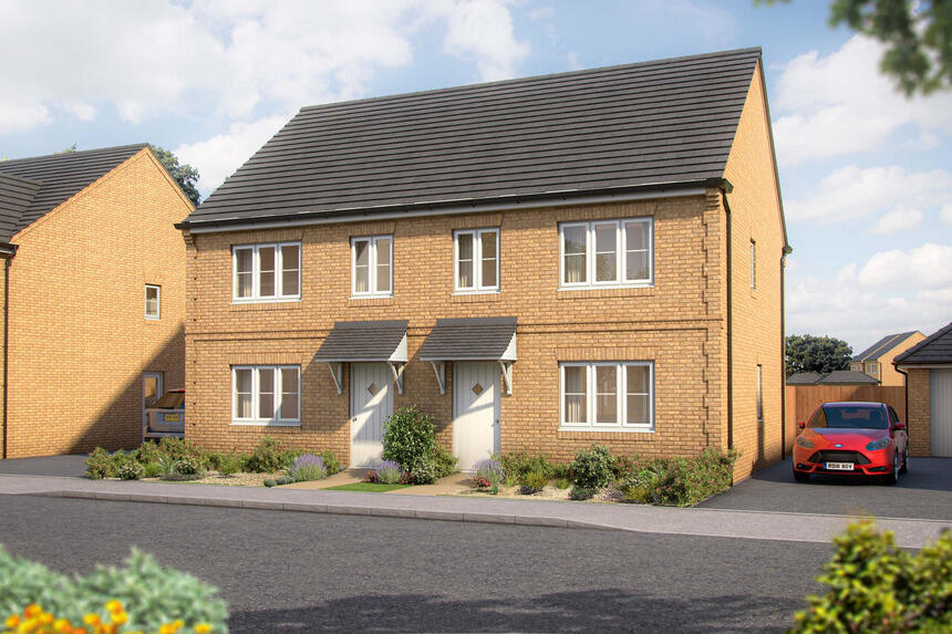 3 bedroom semidetached house for sale in Clarke Crescent, Sawtry PE28