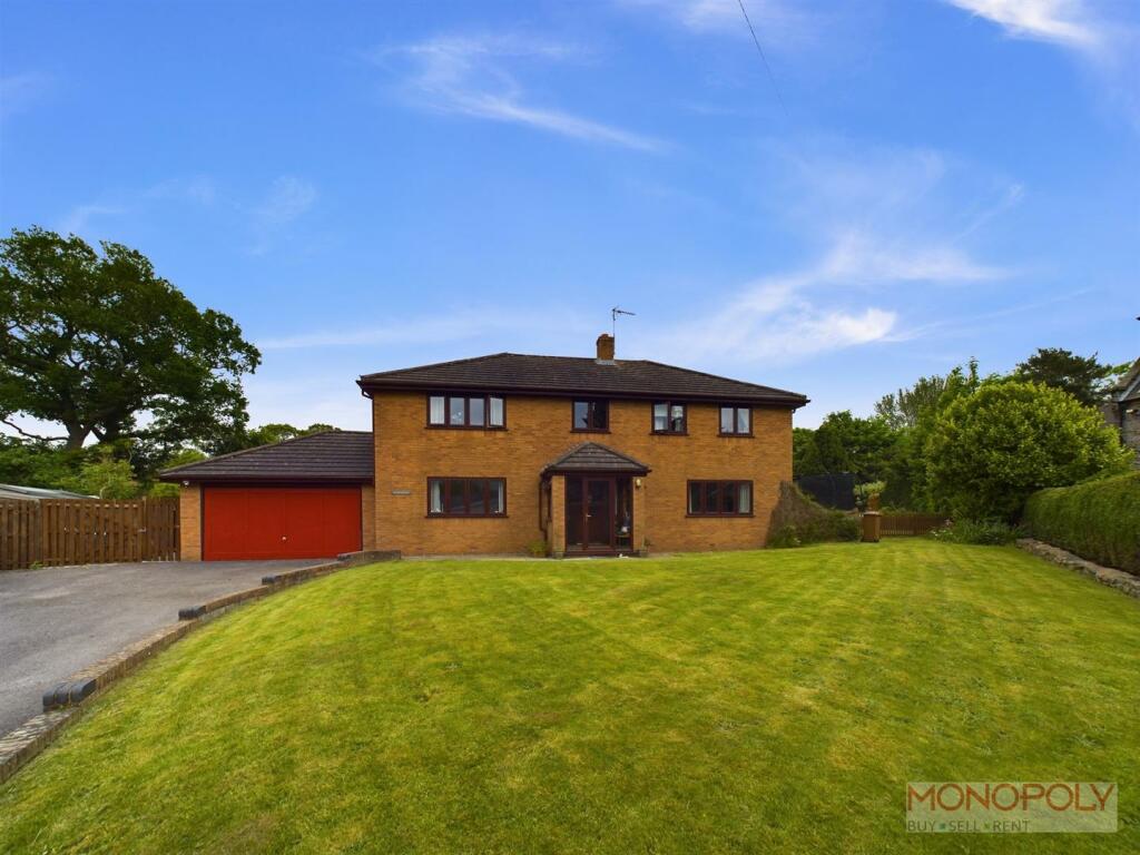 5 bedroom detached house for sale in Hawarden Road, Hope, Wrexham, LL12