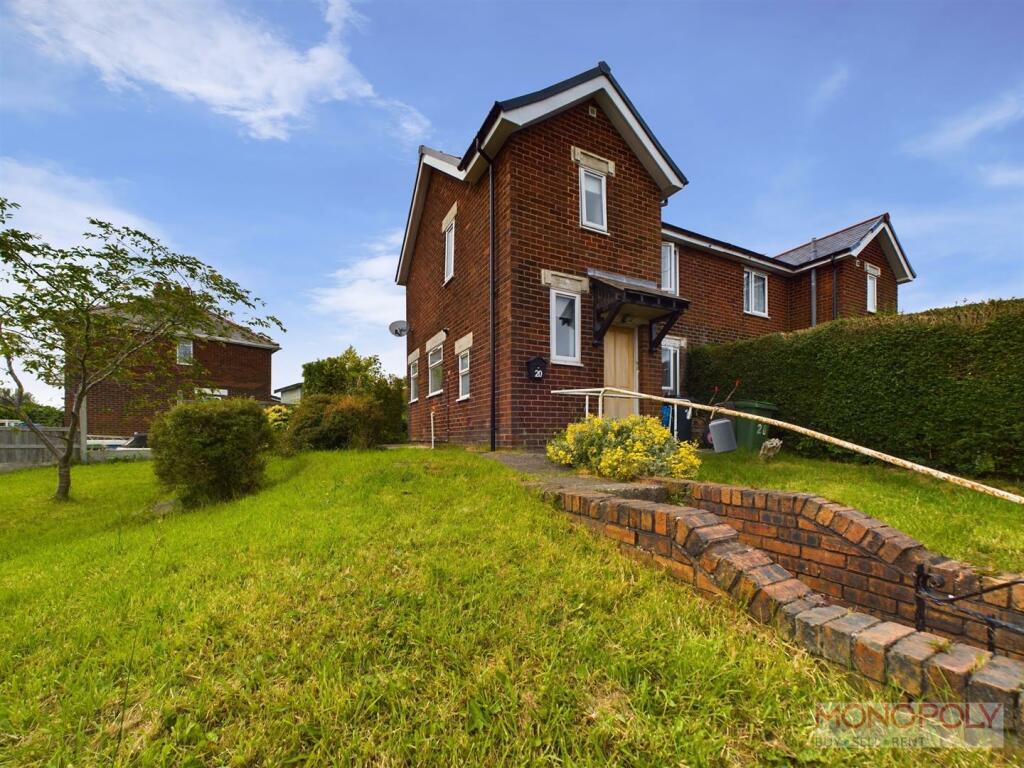 2 bedroom semidetached house for sale in Argoed, Brymbo, Wrexham, LL11