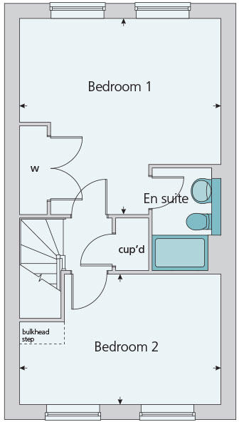 Second floor plan