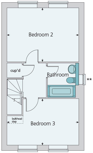 Second floor plan