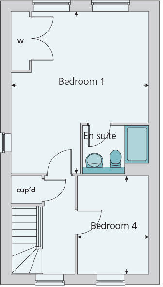 Second floor plan