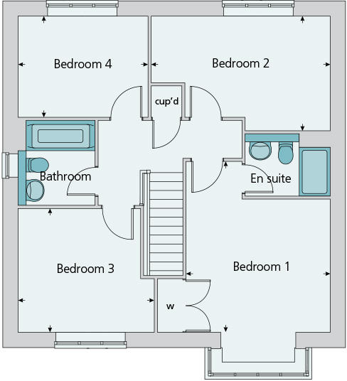 First floor plan